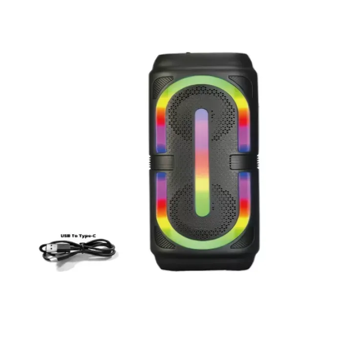 Parlante Portatil Recargable 4 PLG Rgb Profesional