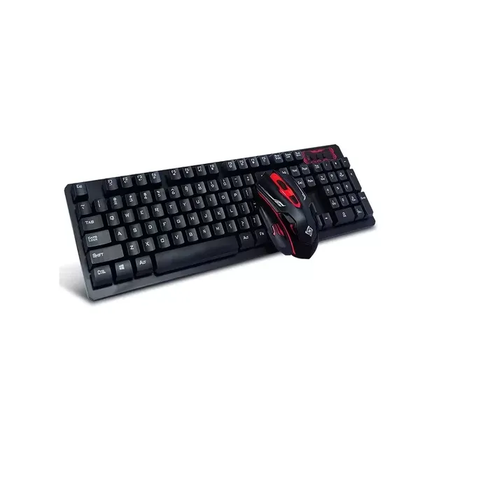 Kit Mouse Y Teclado Inalambricos Gamer