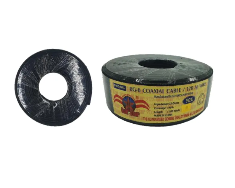 Rollo De Cable Coaxial 100 Yardas Covertura 90%