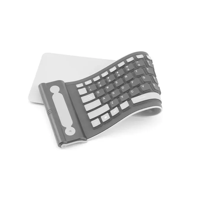 Teclado En Silicona Diseño Ergonomico Bluethoot