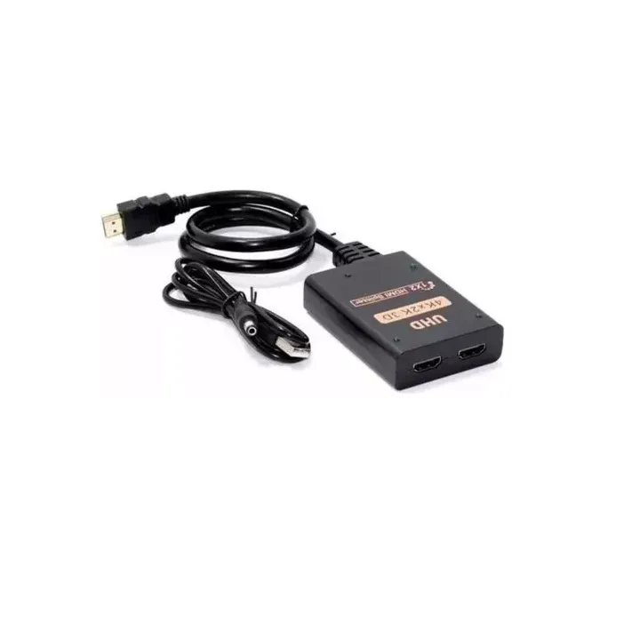 Splitter Mini Con Cable Hdmi 1 X 2 4k Uhd