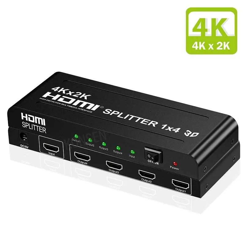 Spliter Hdmi Profesional 1 A 4 Uhd-4k-3d