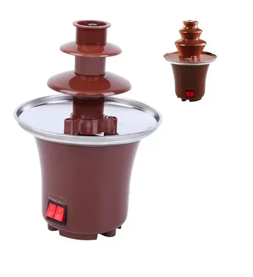 Mini Fuente De Chocolate Profesional Con 3 Niveles