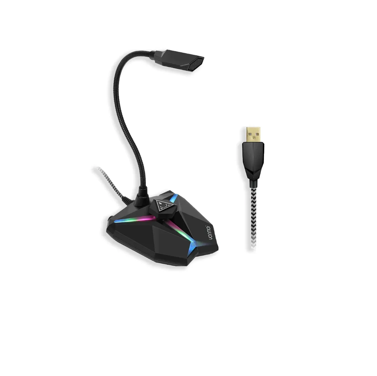 Microfono Cuello De Cisne Gamer Cable Usb