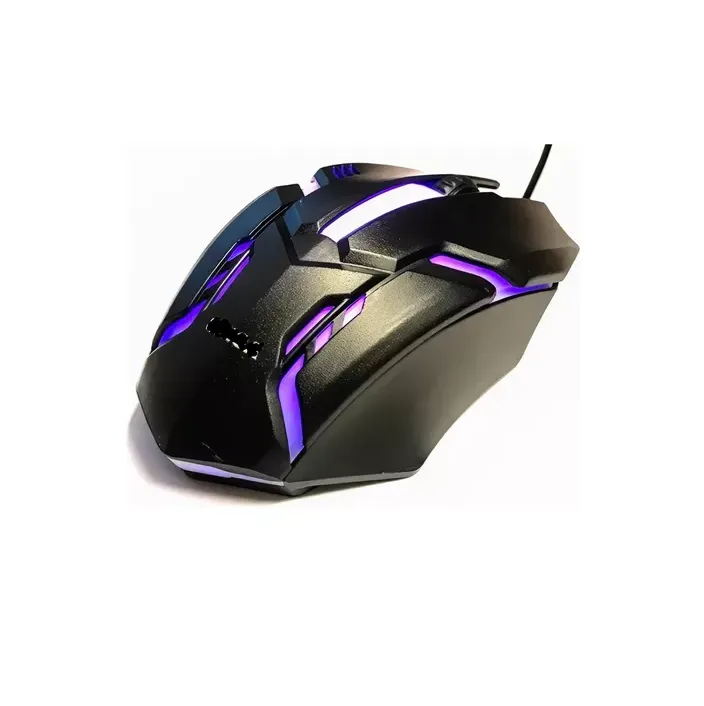 Mouse Optico Profesional Con Cable Usb Luz Rgb