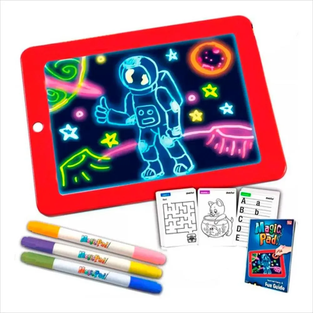 Tablero Magico Magic Pad Marcadores Y Guias Variadas