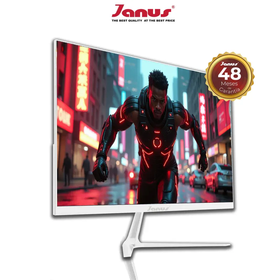 Monitor Janus 27 Pulgadas Full HD 100 Hz Marco Ultradelgado Blanco