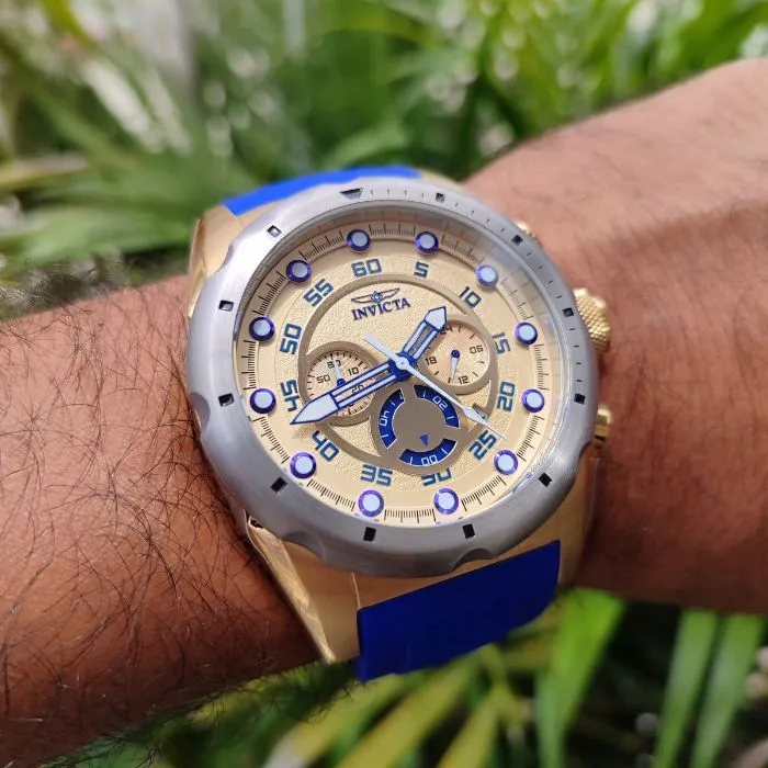 Invicta Reloj Azul De Cuarzo Japonés Speedway 20307 Analógica Para Hombre, Original