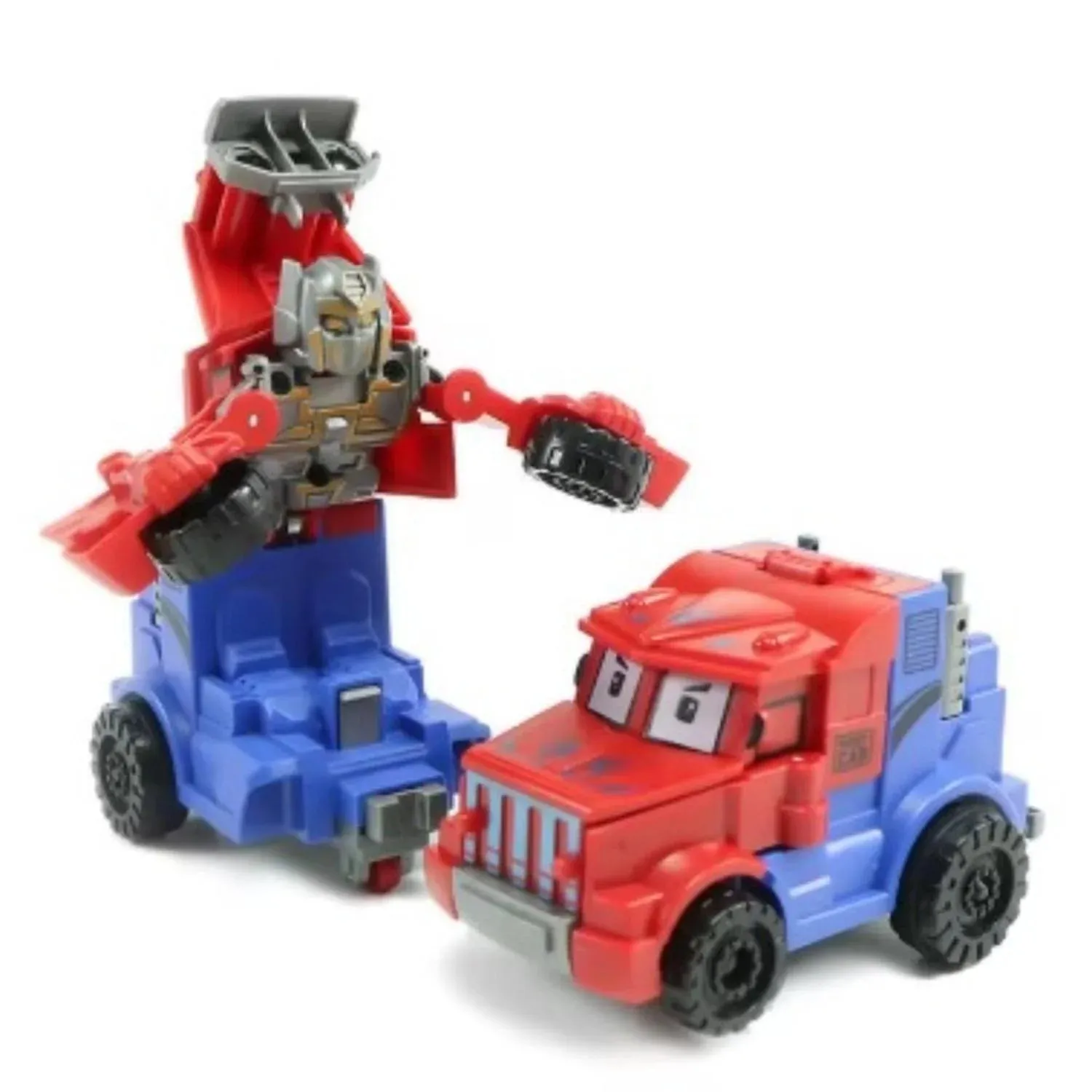 Juguete Auto Transformable Friccion Optimus