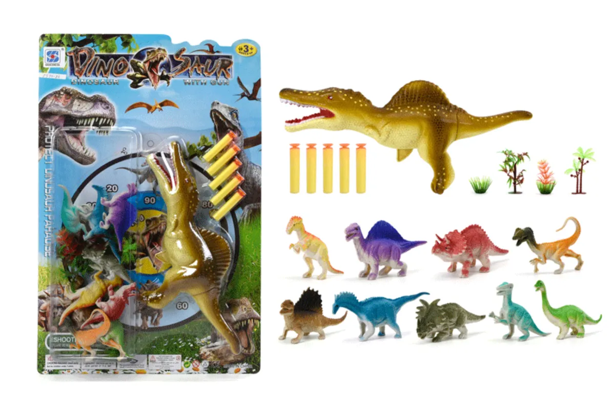 Dinosaurios Spinosaurus Lanza Dardos Nerf Juguete