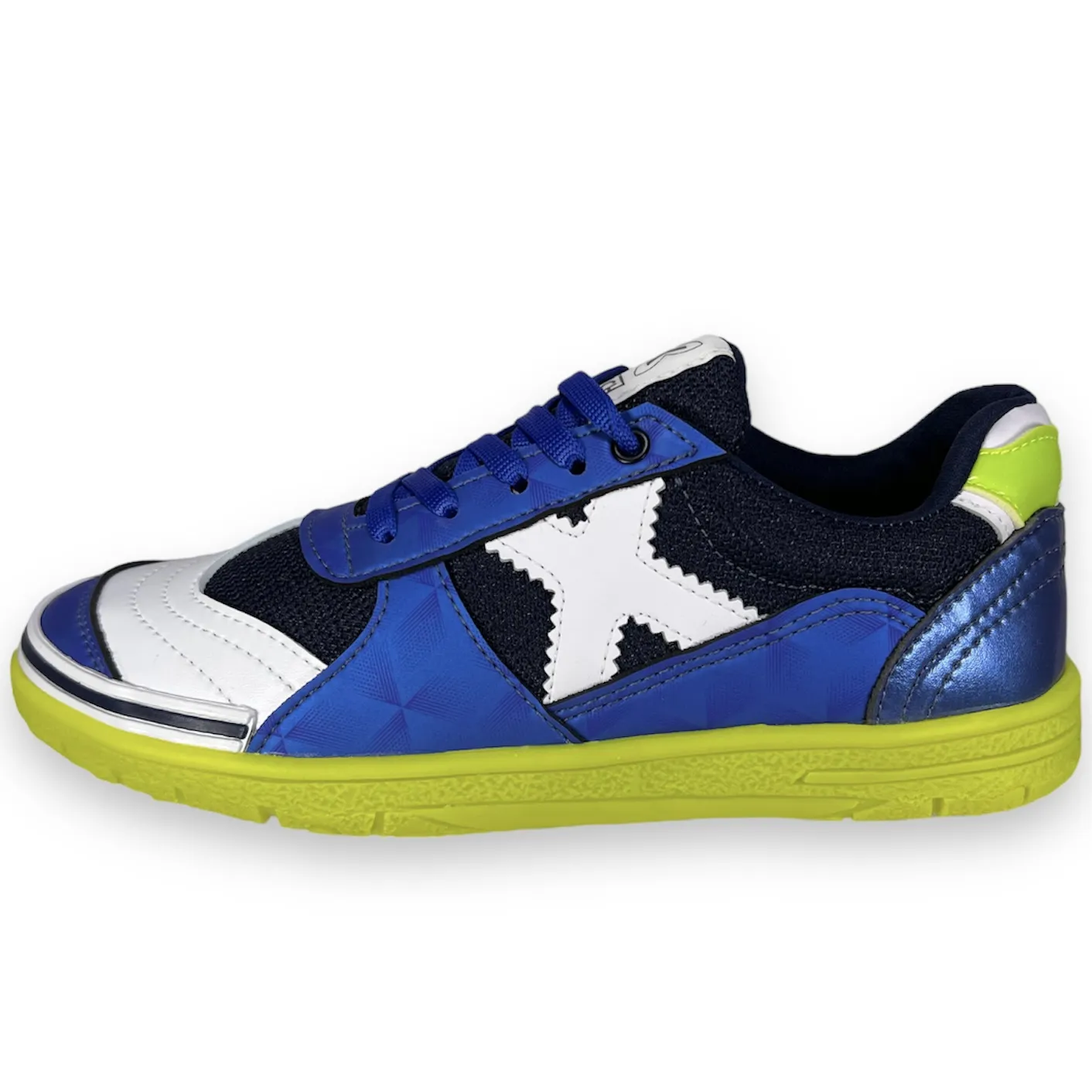 Zapatillas Futbol Futsal Tenis Zapatos Munich Azul