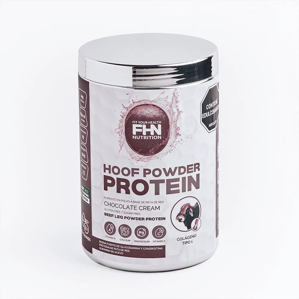 Proteina Hoof Powder Chocolate Cream 23 Servicios 1.2 LIBRAS + OBSEQUIO