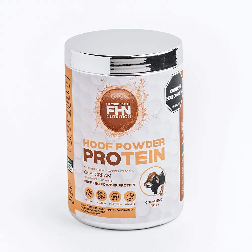 Proteina Hoof Powder Chai Cream 23 Servicios 1.2 LIBRAS + OBSEQUIO