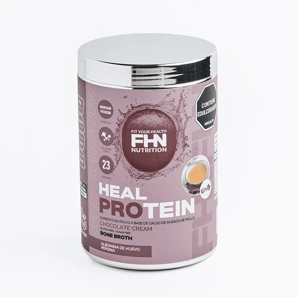 Proteína Heal Protein Chocolate Cream 23 Servicios 1.5 LIBRAS + Obsequio Shaker