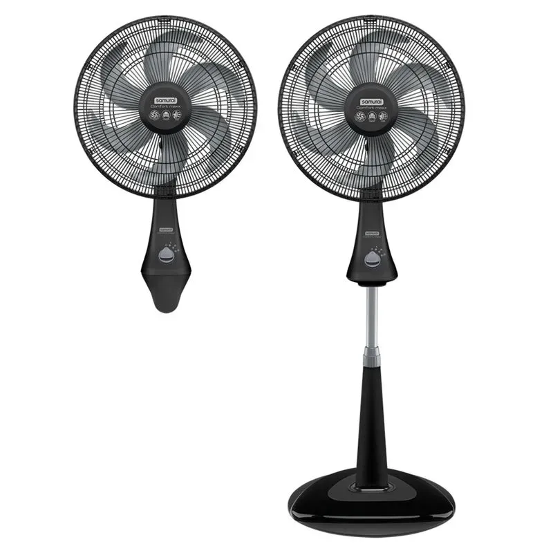 Ventilador Comfort Maxx Plus 2 en 1 Negro