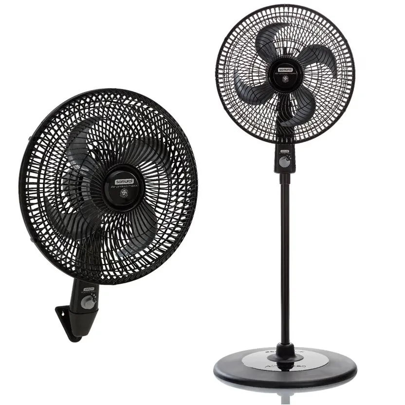 Ventilador 2 en 1 SAMURAI AirProtec MAXX Negro