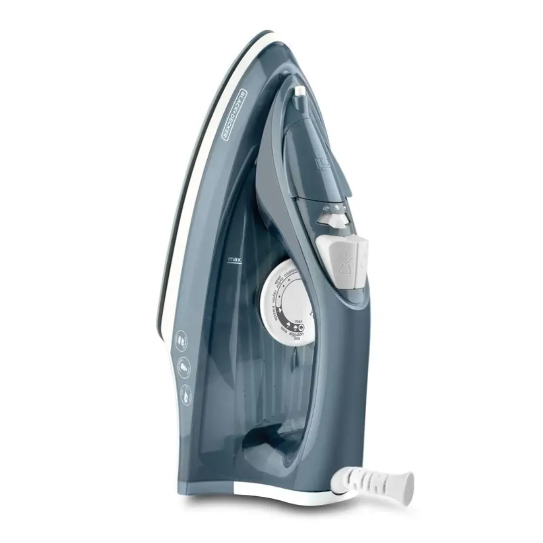 Plancha de Ropa BLACK & DECKER Vapor IRBD300 Trueglide Azul