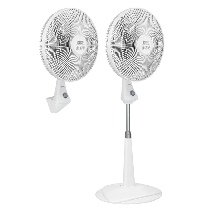 Ventilador Comfort maxx 2en1 Samurai blanco