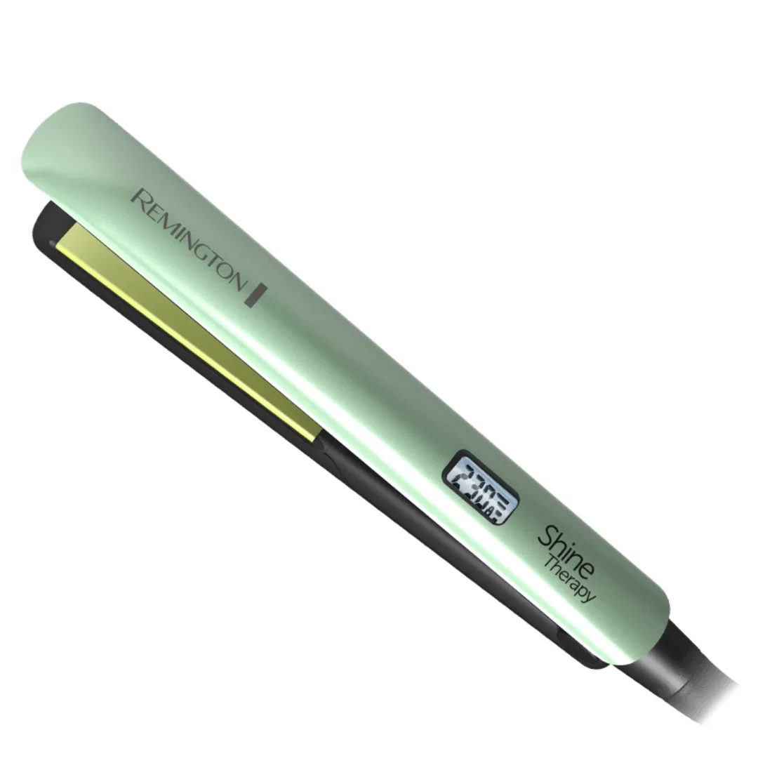 Plancha Alisadora Remington Shine Therapy Aguacate S9960