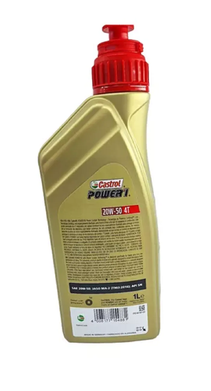 Aceite Castrol Power 1 Sintetico 4T 20W-50 1Lt – 1/4 gal