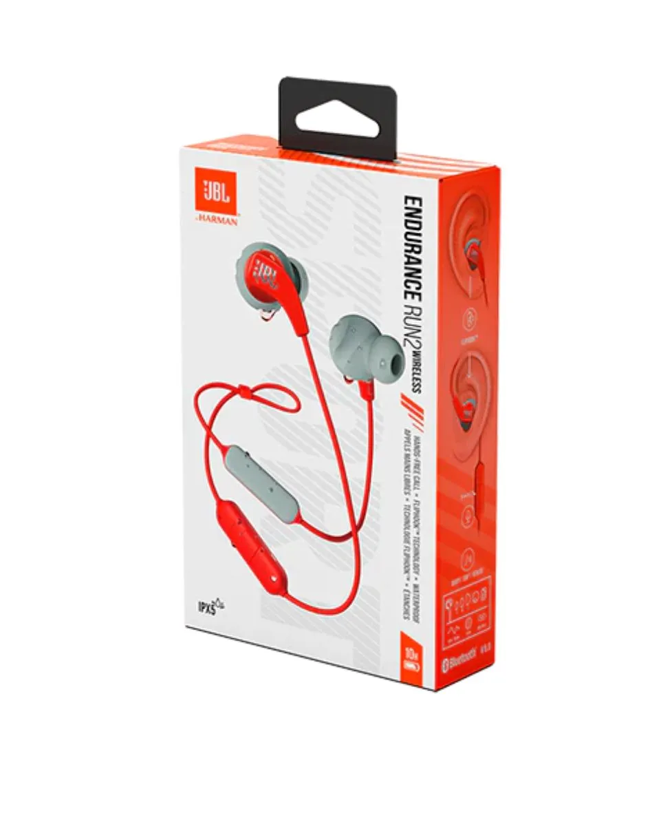 Audifonos Inalambricos JBL Endurance Run 2 Rojo 