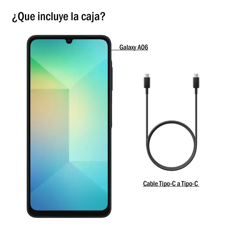 Celular SAMSUNG Galaxy A06 128GB 4 RAM | Negro + Reloj Smartwatch OBSEQUIO