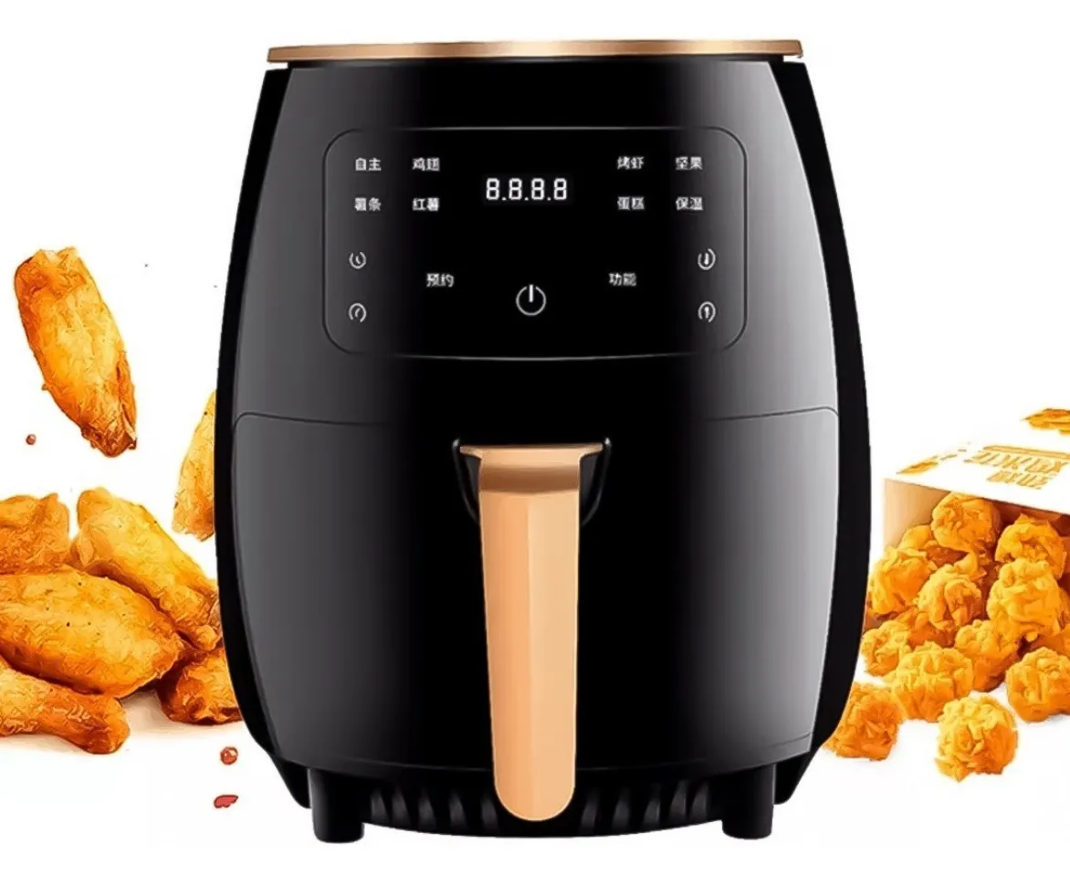 Olla Freidora De Aire Air Fryer Silver Crest 6l + Parrilla