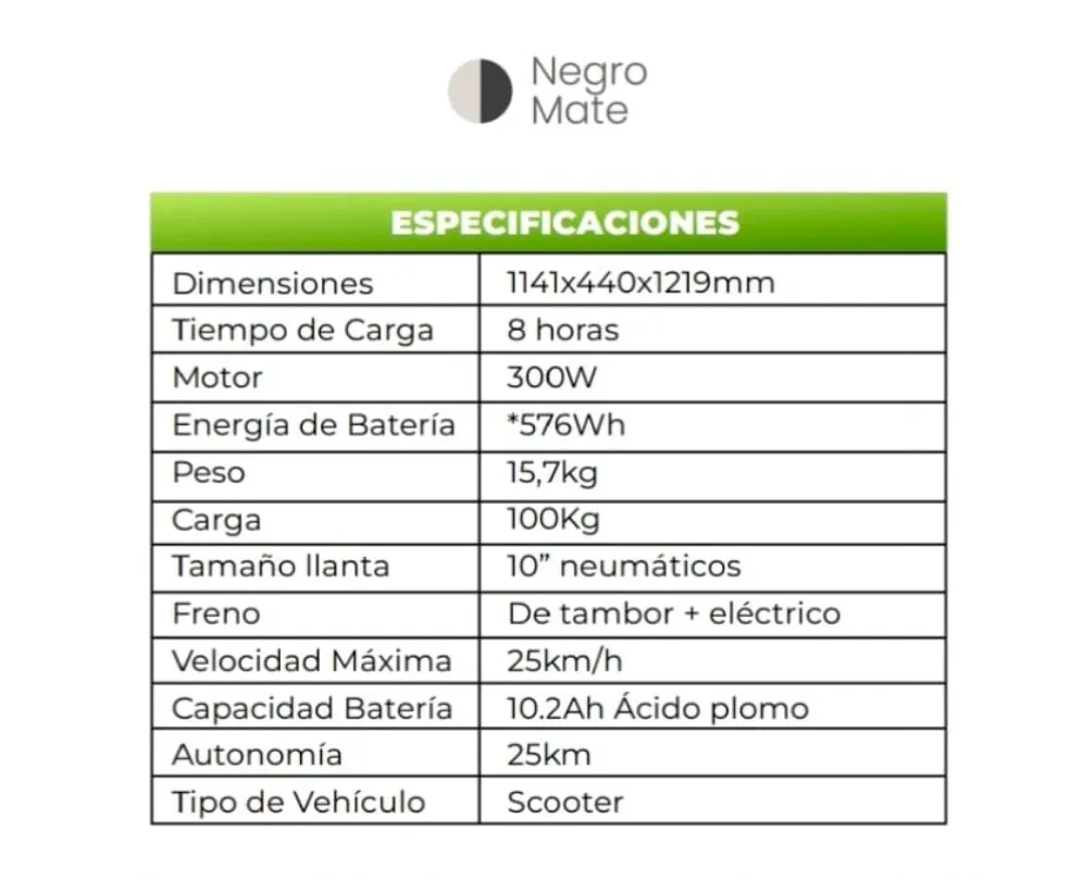 Patineta Scooters Eléctrica OFERO 25km Plegable