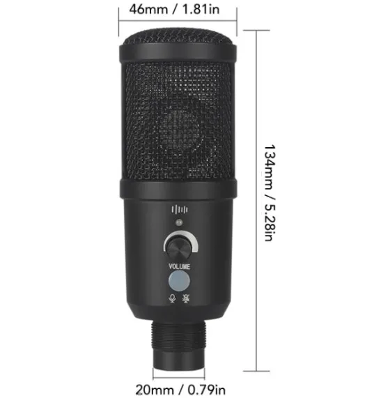 Micrófono Con Cable BM-66