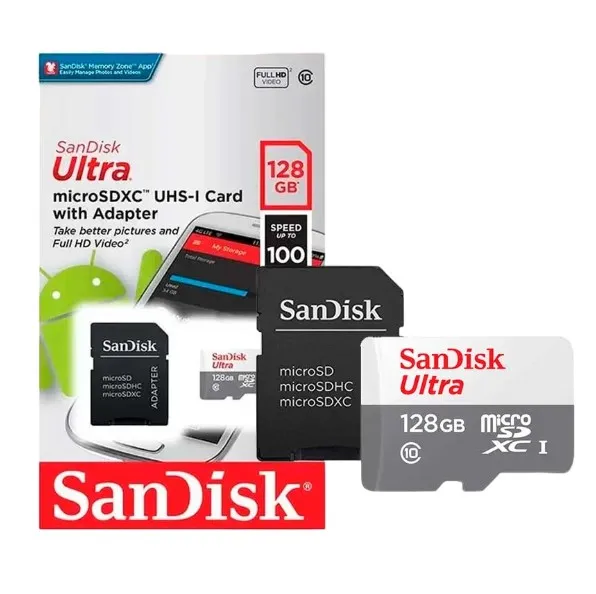 Micro SD Sandisk Almacenamiento 128GB