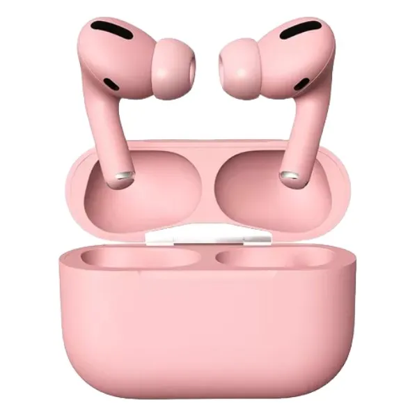 AirPods Pro F-130 Rosado + Estuche + Cuerda Antiperdida