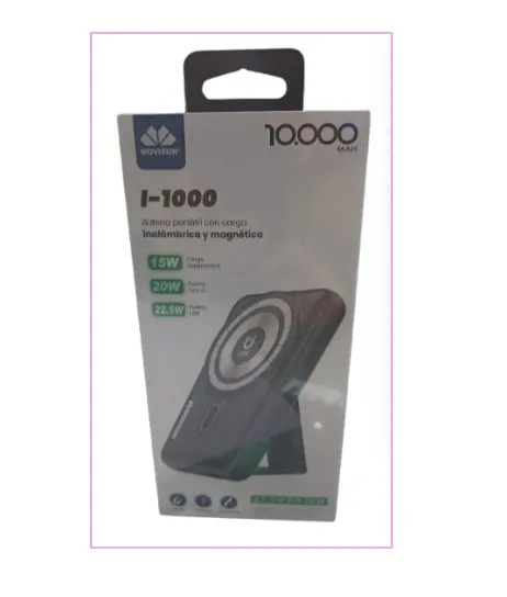  Power Bank Movisun de 10000mAh Negro