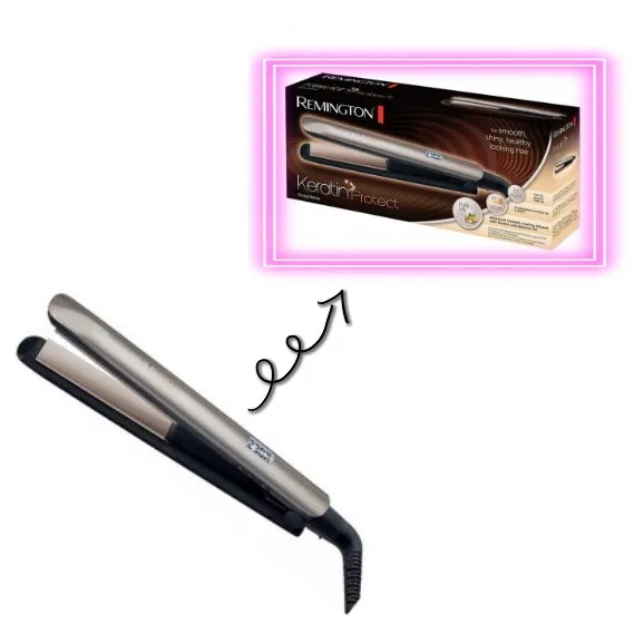 Combo Plancha Keratina + Cepillo Secador Remington: Belleza Sin Esfuerzo