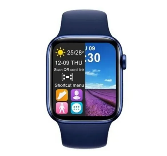 Smartwatch T500 + Plus Azul + Manilla De Obsequio.