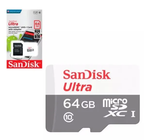 Micro SD Sandisk Almacenamineto 64GB