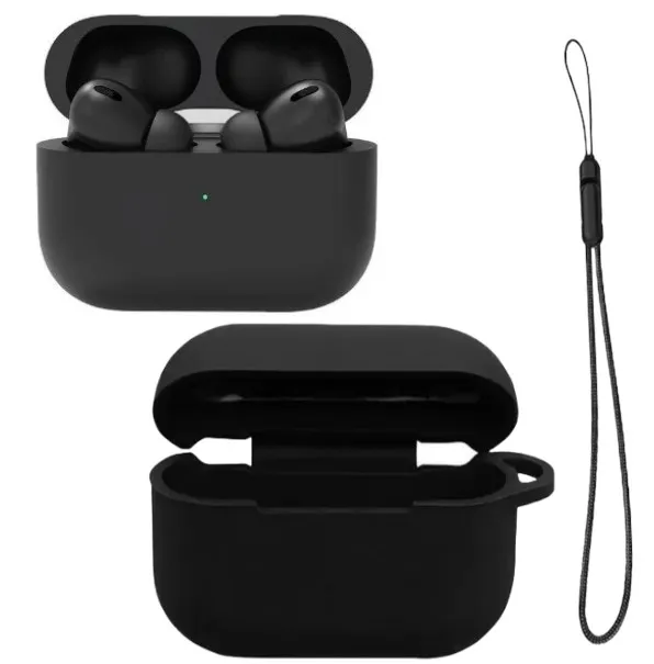  AirPods Pro F-130 Negro+ Estuche + Cuerda Antiperdida