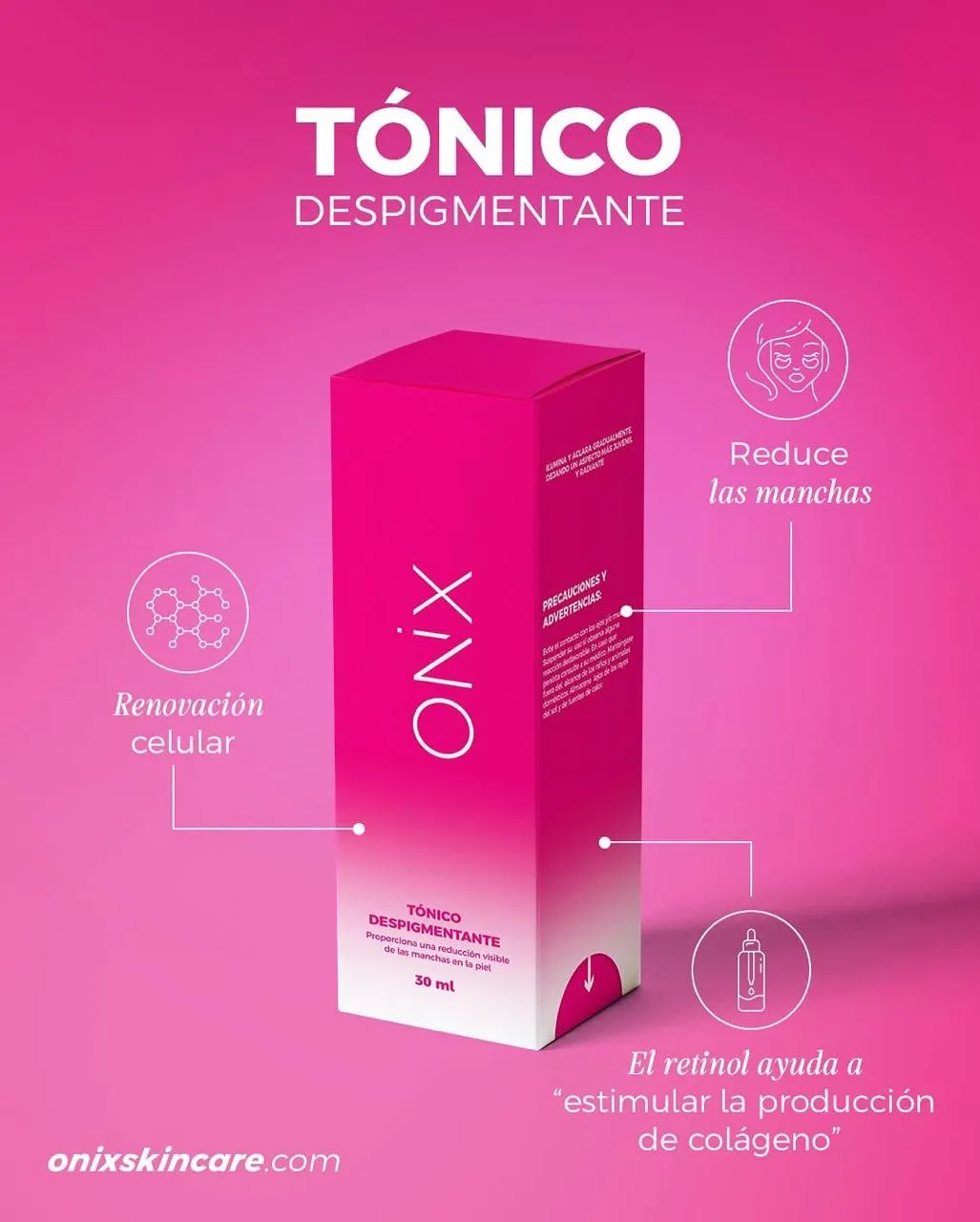 Tónico Despigmetante Linea ONIX 40 ML