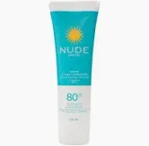 Bloqueador Nude Sport Crema x120ml factor 80