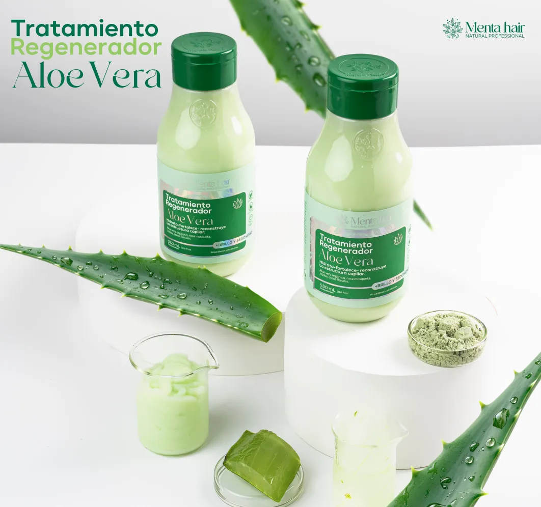 Tratamiento Menta Hair Tratamiento Con Aloe Vera 550ml