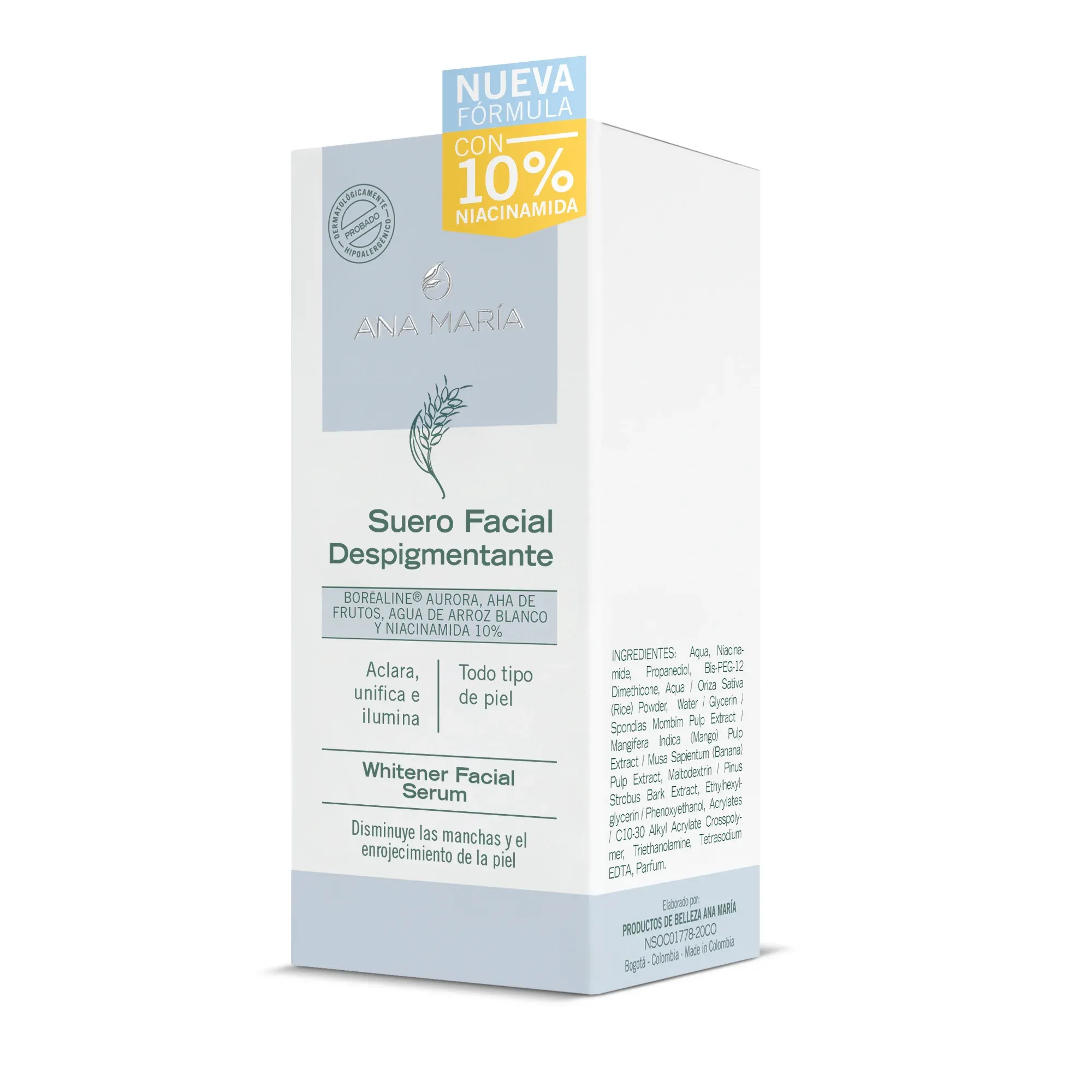 Suero Facial Despigmentante Ana María x 30 ML