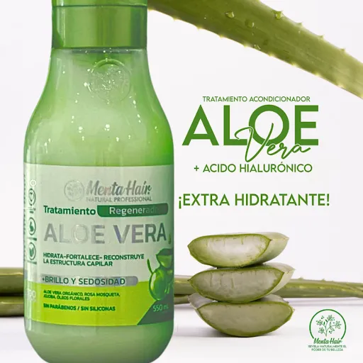 Tratamiento Menta Hair Tratamiento Con Aloe Vera 550ml