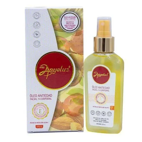 Oleo Antiedad Facial y Corporal Anyeluz 120 ml