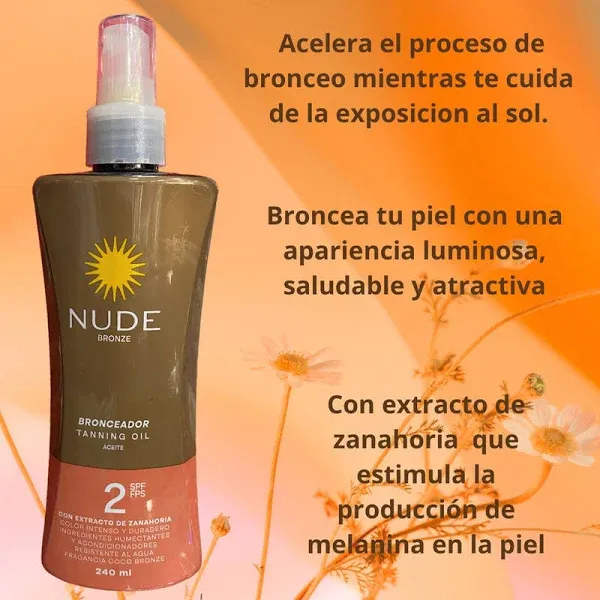 Bronceador En Aceite Nude x240ml