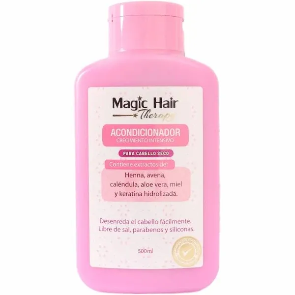 Acondicionador Crecimiento Intensivo Seco Magic Hair 500ml Rosado