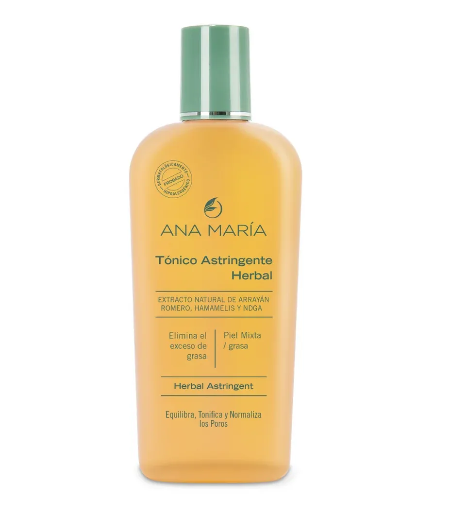 Tónico Astringente Herbal Ana María x 180 ML (Piel Grasa y Mixta)