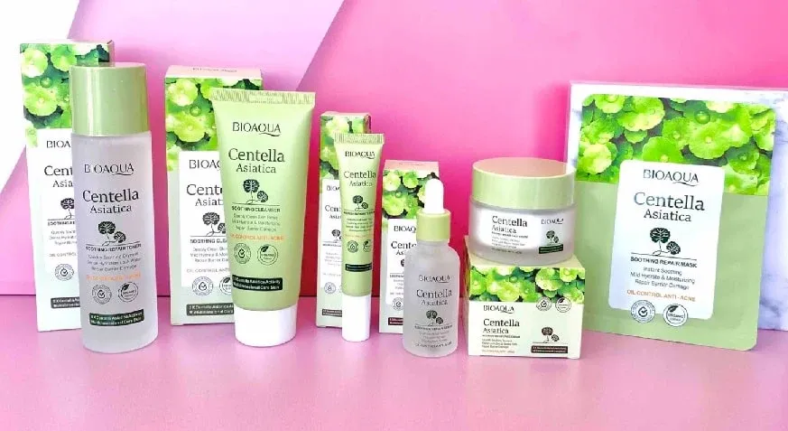 Kit x 6 Rutina Facial Centella Asiática BIOAQUA