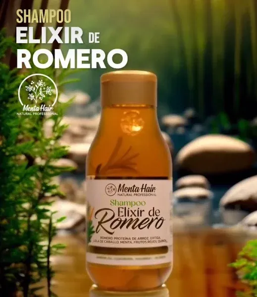 Shampoo Elixir de Romero Menta Hair 550 ml