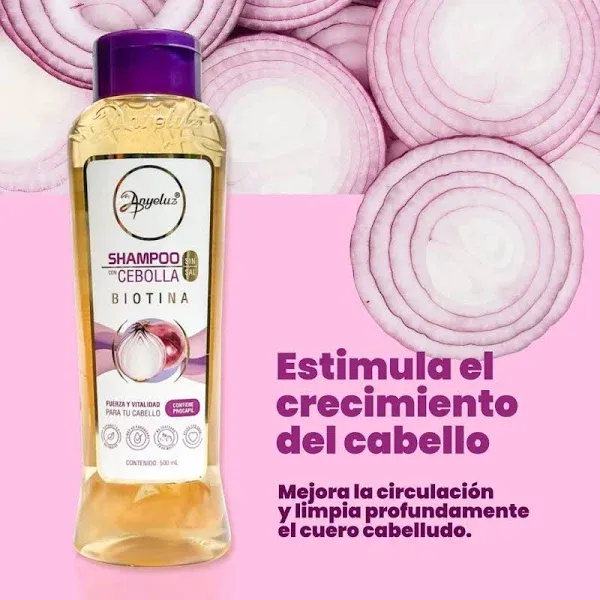 Shampoo De Cebolla 500ML Anyeluz