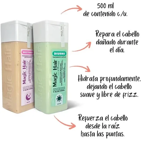 Kit Capilar Restaurador Diurno - Nocturno Magic Hair