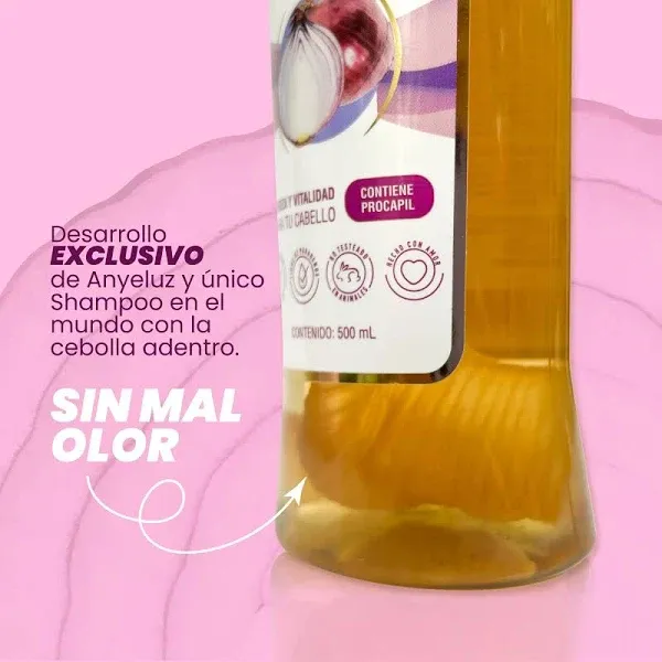 Shampoo De Cebolla 500ML Anyeluz